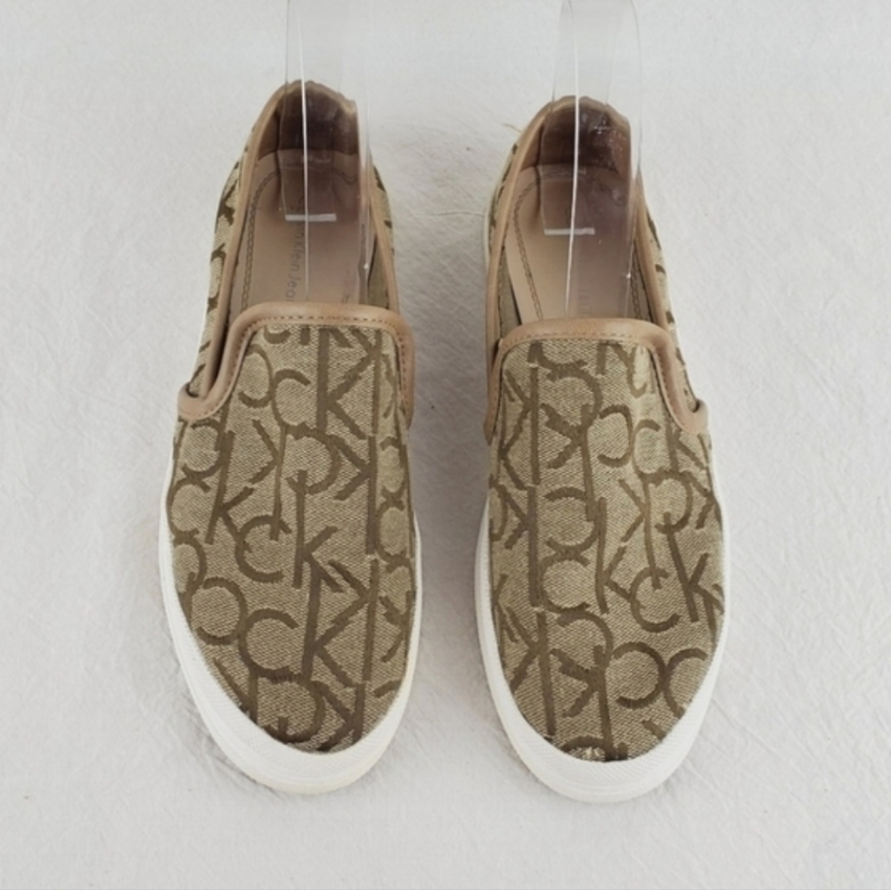 Calvin Klein marren logo print Slip-on sneakers